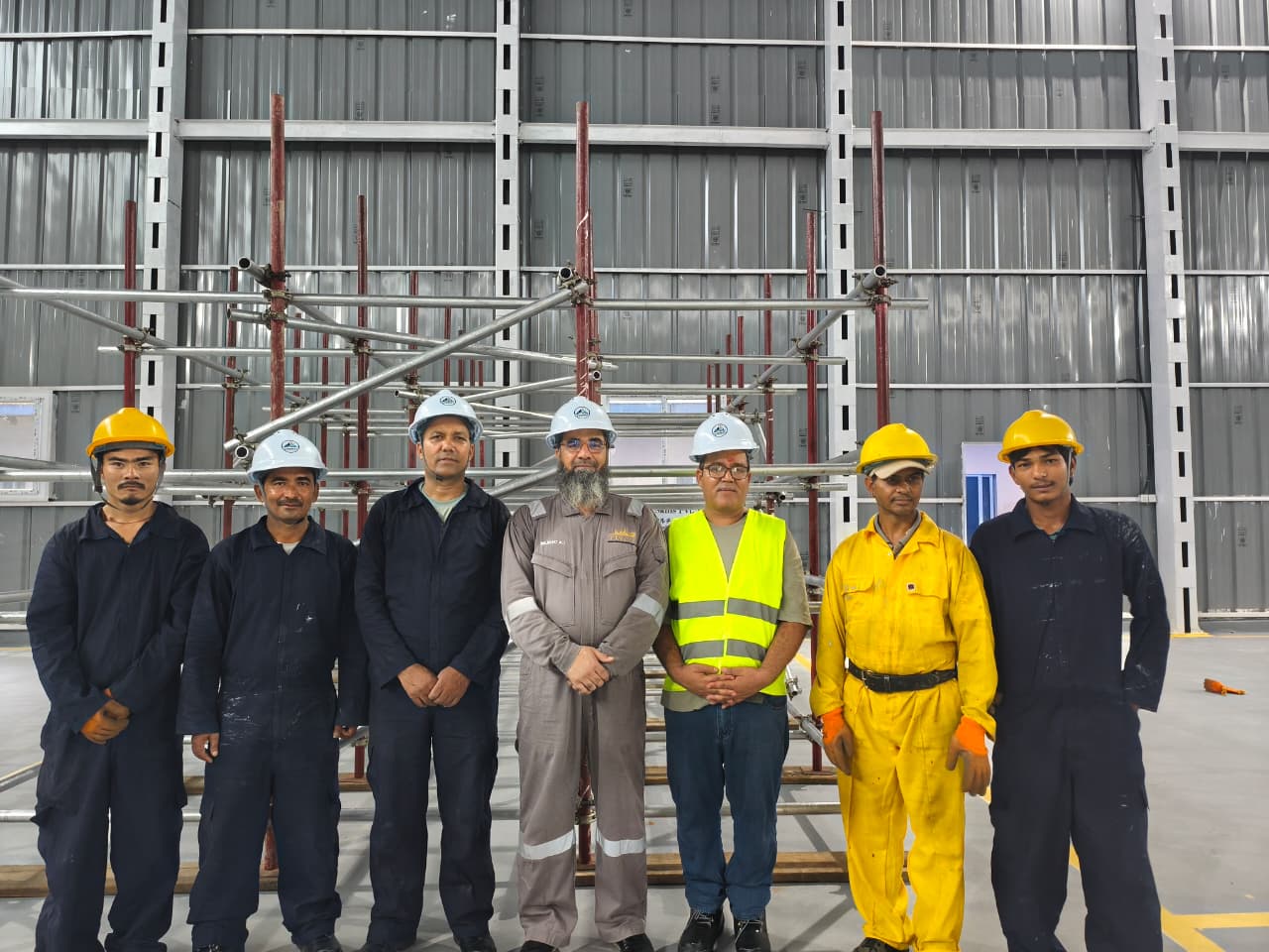 Scaffolding Training hall