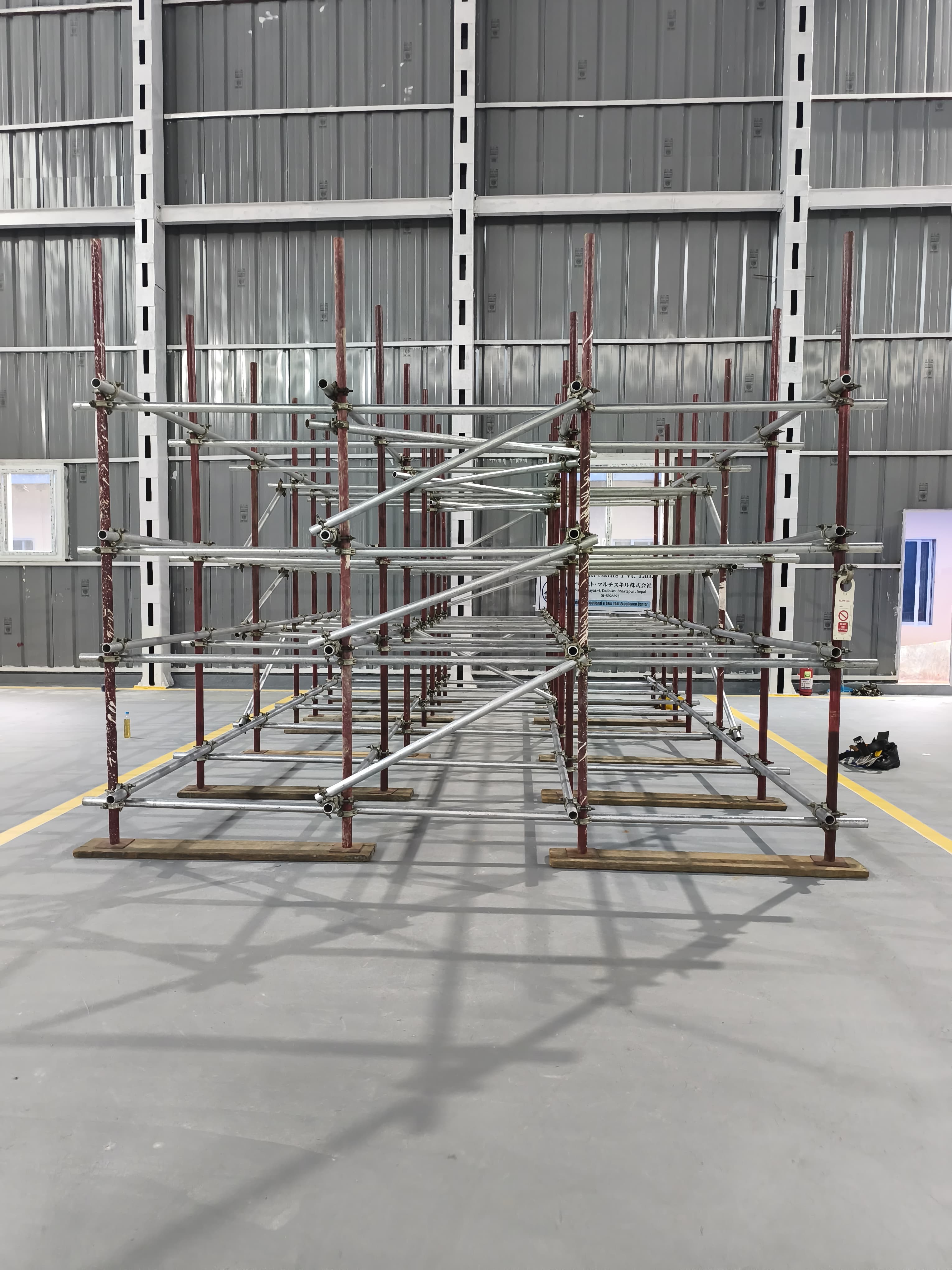 Scaffolding Training hall